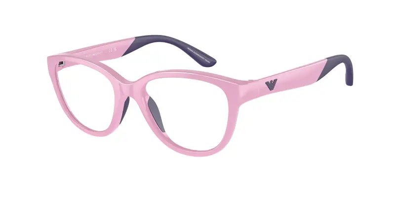 Emporio Armani Bambino EK3002  6016 Montature da vista Iniettato Viola Trasparente Cat Eye Normale