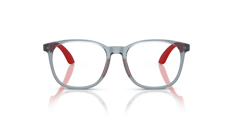 Emporio Armani Bambino EK3004 5072 Montature da vista Iniettato Blu Trasparente Pantos Normale miniatura 2