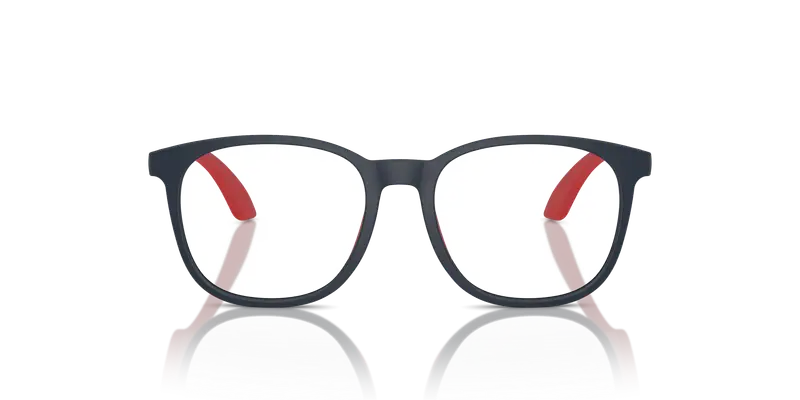 Emporio Armani Bambino EK3004 5088 Montature da vista Iniettato Blu Trasparente Pantos Normale miniatura 2