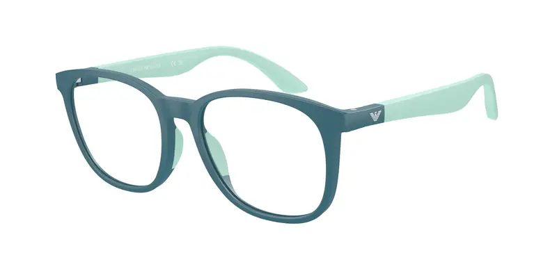 Emporio Armani Bambino EK3004 6123 Montature da vista Iniettato Verde Trasparente Pantos Normale