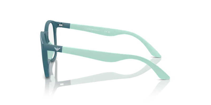 Emporio Armani Bambino EK3004 6123 Montature da vista Iniettato Verde Trasparente Pantos Normale miniatura 3