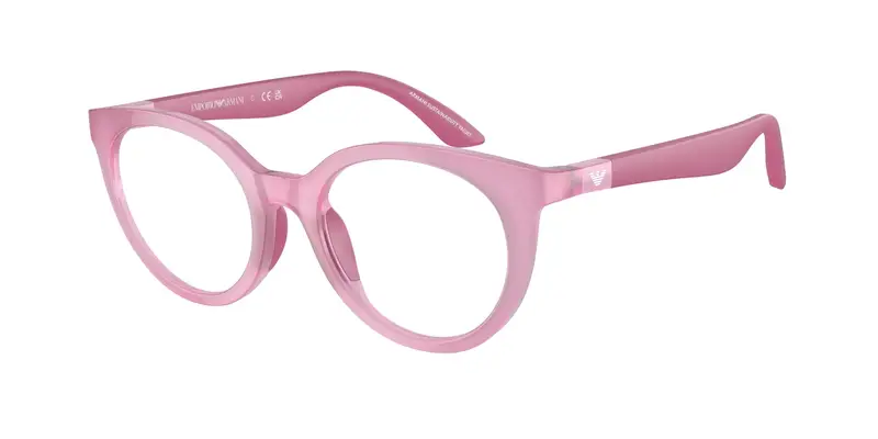 Emporio Armani Bambino EK3007 6133 Montature da vista Iniettato Rosa Trasparente Pantos Normale