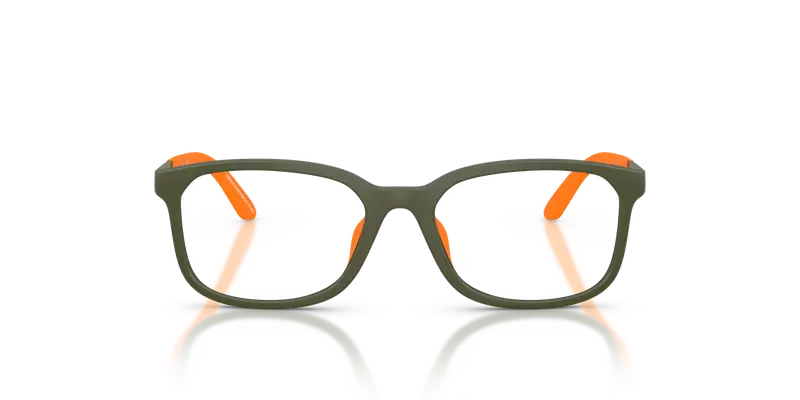 Emporio Armani Bambino EK3008U 6189 Montature da vista Iniettato Verde Trasparente Pillow Normale miniatura 2