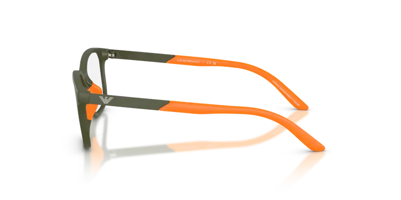 Emporio Armani Bambino EK3008U 6189 Montature da vista Iniettato Verde Trasparente Pillow Normale miniatura 3