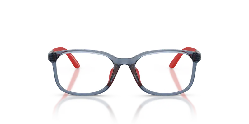 Emporio Armani Bambino EK3008U 6278 Montature da vista Iniettato Blu Trasparente Pillow Normale miniatura 2