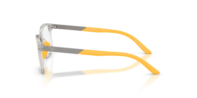 Emporio Armani Bambino EK3008U 6279 Montature da vista Iniettato Grigio Trasparente Pillow Normale miniatura 3