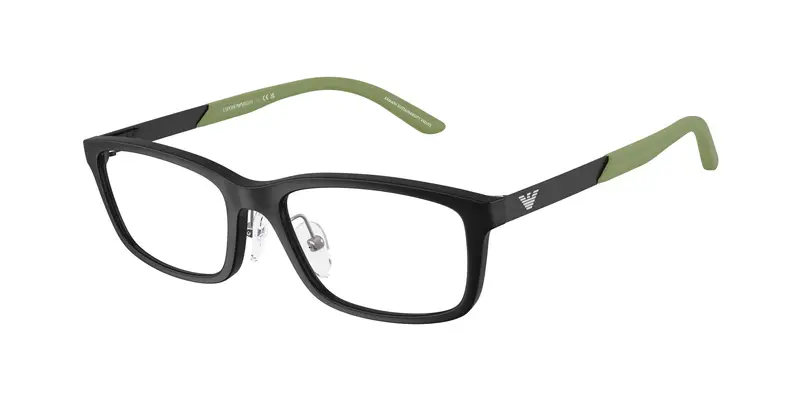 Emporio Armani Bambino EK3009  5001 Montature da vista Iniettato Nero Trasparente Squadrata Normale