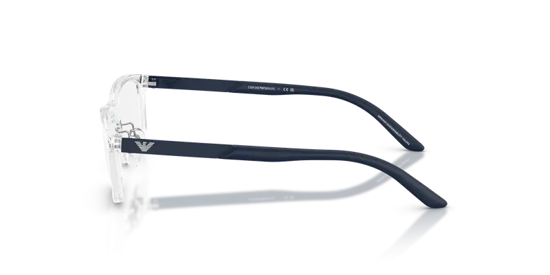 Emporio Armani Bambino EK3009 5893 Montature da vista Iniettato Trasparente Trasparente Squadrata Normale miniatura 3