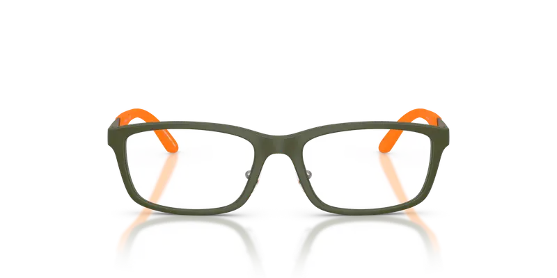 Emporio Armani Bambino EK3009 6189 Montature da vista Iniettato Verde Trasparente Squadrata Normale miniatura 2