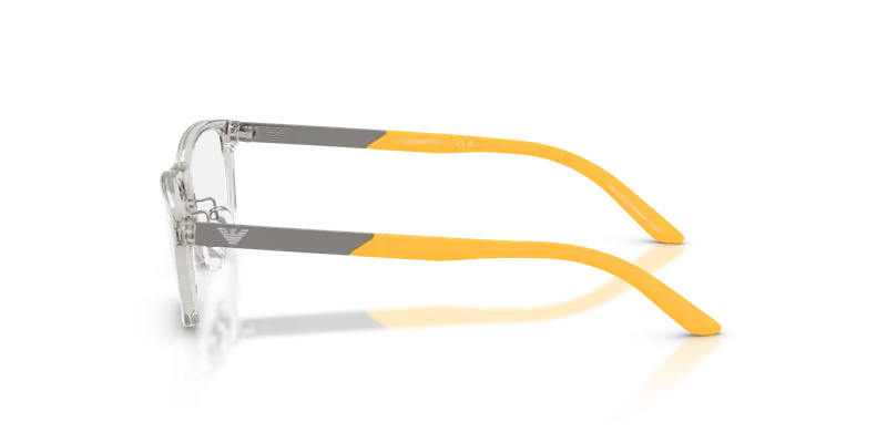 Emporio Armani Bambino EK3009 6279 Montature da vista Iniettato Grigio Trasparente Squadrata Normale miniatura 3