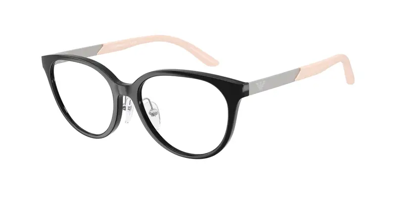 Emporio Armani Bambino EK3010  5017 Montature da vista Iniettato Nero Trasparente Cat Eye Normale