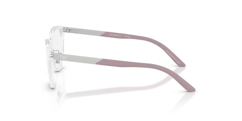 Emporio Armani Bambino EK3010 5893 Montature da vista Iniettato Trasparente Trasparente Cat Eye Normale miniatura 3