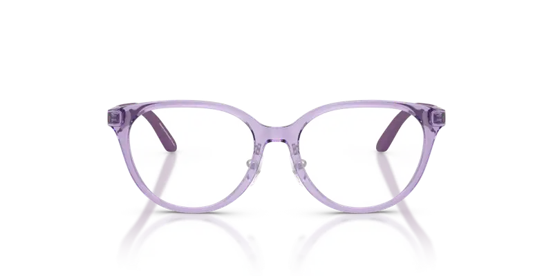 Emporio Armani Bambino EK3010 6280 Montature da vista Iniettato Viola Trasparente Cat Eye Normale miniatura 2