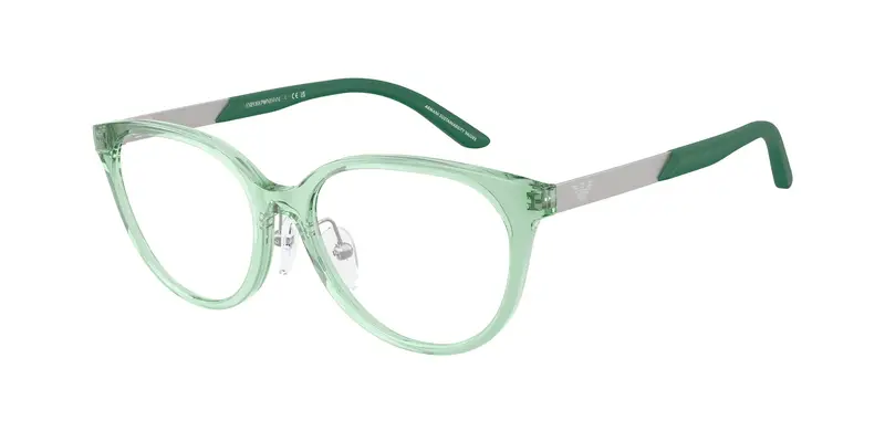 Emporio Armani Bambino EK3010  6281 Montature da vista Iniettato Verde Trasparente Cat Eye Normale