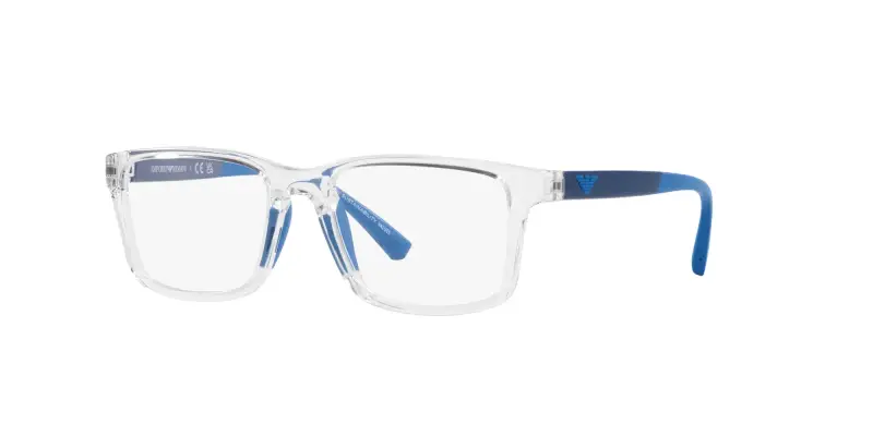 Bambino EK3203 5893 Montature da vista Iniettato Trasparente Pillow Normale miniatura 3