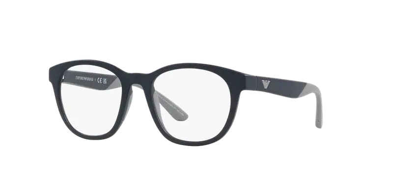 Emporio Armani Bambino EK4001 50881W Occhiali da sole Iniettato Blu Trasparente Pantos Normale miniatura 2