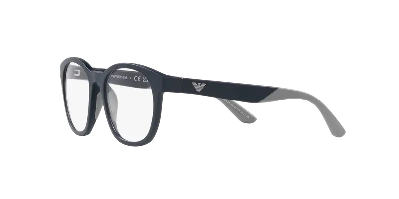 Emporio Armani Bambino EK4001 50881W Occhiali da sole Iniettato Blu Trasparente Pantos Normale miniatura 3