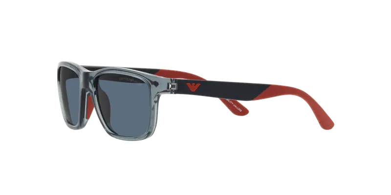 Emporio Armani Bambino EK4002 507280 Occhiali da sole Iniettato Blu Blu Pillow Normale miniatura 3