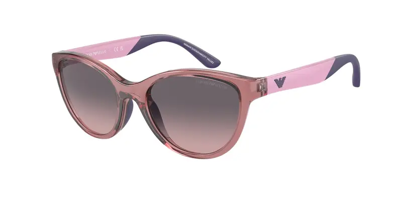 Emporio Armani Bambino EK4003  537646 Occhiali da sole Iniettato Viola Rosa Cat Eye Normale Sfumato