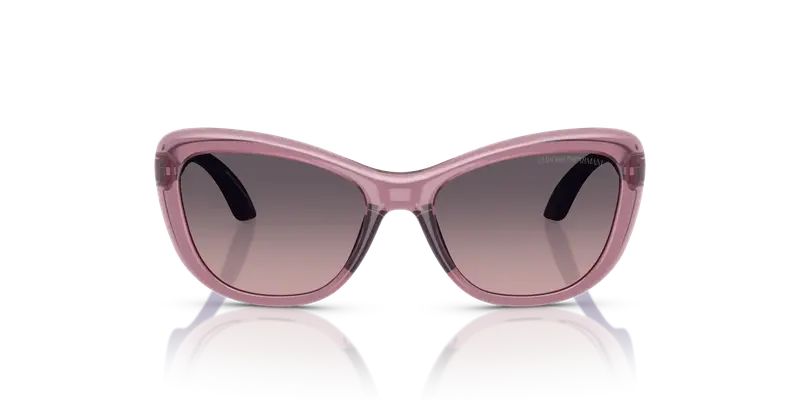 Emporio Armani Bambino EK4004 537646 Occhiali da sole Iniettato Viola Rosa Farfalla Normale Sfumato miniatura 2