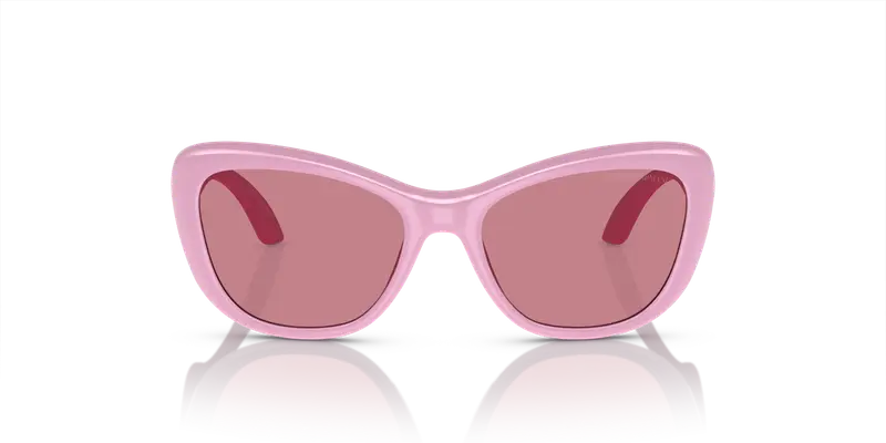 Emporio Armani Bambino EK4004 613069 Occhiali da sole Iniettato Rosa Viola Farfalla Normale miniatura 2