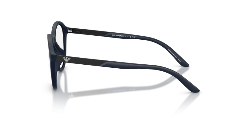 Emporio Armani Bambino EK4005U 50881W Occhiali da sole Iniettato Blu Trasparente Rotonda Normale miniatura 3