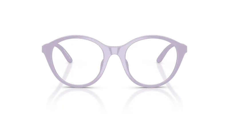 Emporio Armani Bambino EK4005U 62741W Occhiali da sole Iniettato Viola Trasparente Rotonda Normale miniatura 2