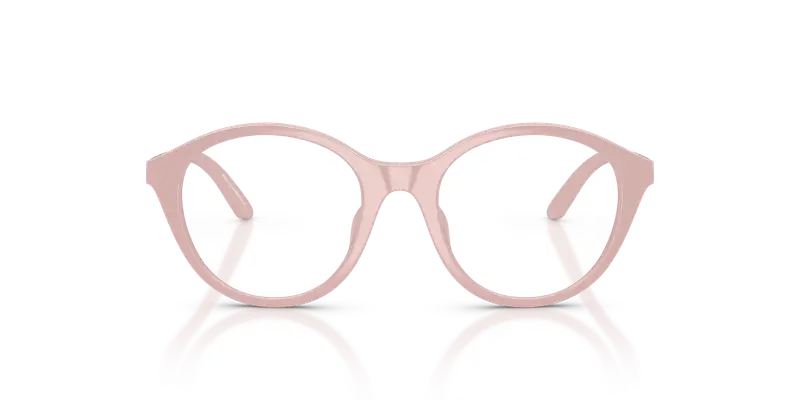 Emporio Armani Bambino EK4005U 62751W Occhiali da sole Iniettato Rosa Trasparente Rotonda Normale miniatura 2