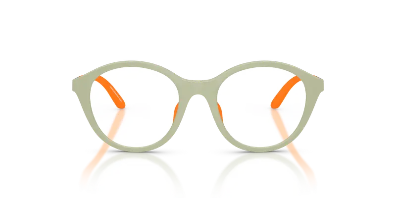 Emporio Armani Bambino EK4005U 62761W Occhiali da sole Iniettato Verde Trasparente Rotonda Normale miniatura 2