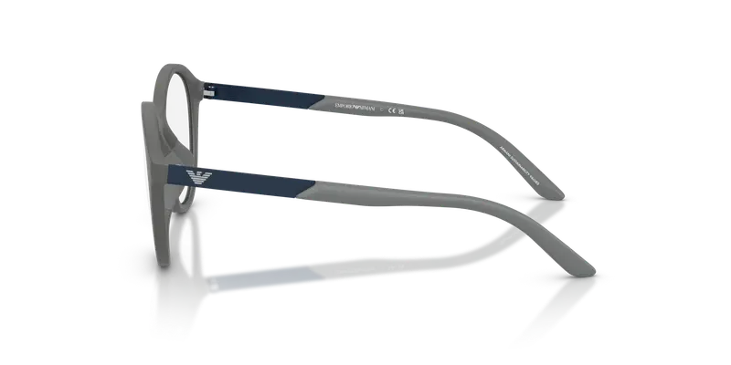 Emporio Armani Bambino EK4005U 62771W Occhiali da sole Iniettato Grigio Trasparente Rotonda Normale miniatura 3