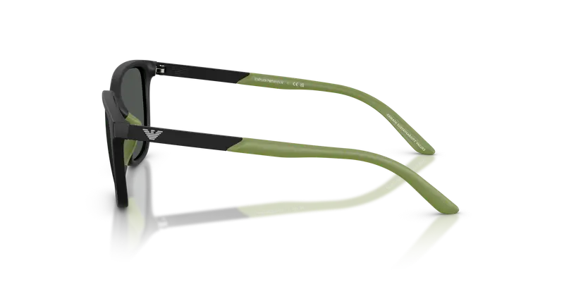 Emporio Armani Bambino EK4006U 500187 Occhiali da sole Iniettato Nero Grigio Pillow Normale miniatura 3