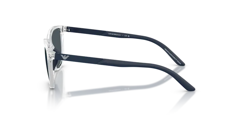 Emporio Armani Bambino EK4006U 589387 Occhiali da sole Iniettato Trasparente Grigio Pillow Normale miniatura 3