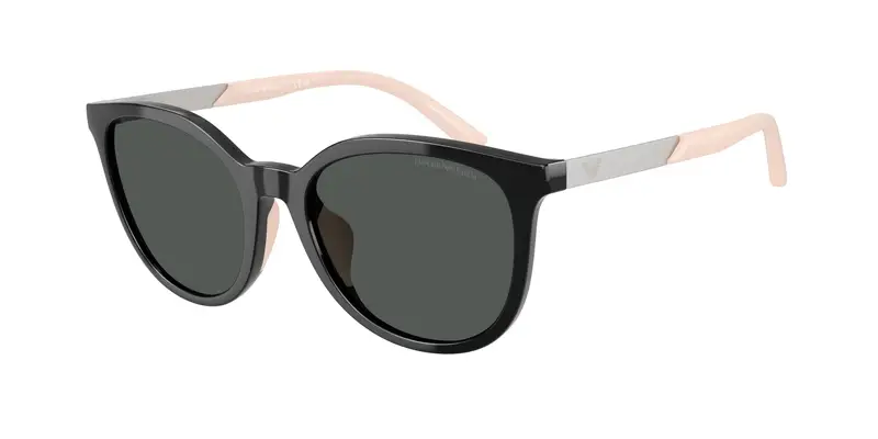 Emporio Armani Bambino EK4007U  501787 Occhiali da sole Iniettato Nero Grigio Cat Eye Normale