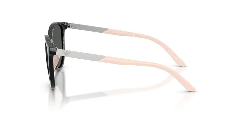 Emporio Armani Bambino EK4007U 501787 Occhiali da sole Iniettato Nero Grigio Cat Eye Normale miniatura 3