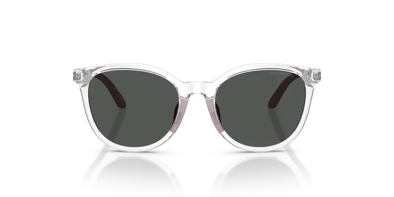 Emporio Armani Bambino EK4007U 589387 Occhiali da sole Iniettato Trasparente Grigio Cat Eye Normale miniatura 2