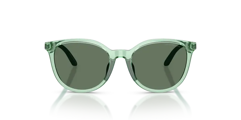 Emporio Armani Bambino EK4007U 628182 Occhiali da sole Iniettato Verde Verde Cat Eye Normale miniatura 2