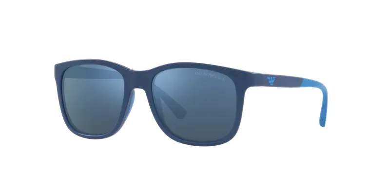 Emporio Armani Bambino EK4184 508855 Occhiali da sole Iniettato Blu Blu Pillow Specchiate Specchiato miniatura 2