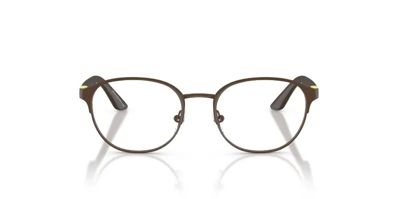 Bambino Emporio Armani EK1002 3434 Montature da vista Metallo Marrone Trasparente Pantos Normale miniatura 3