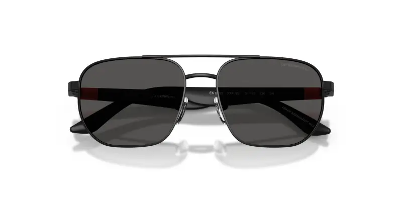 Bambino Emporio Armani EK2003 300187 Occhiali da sole Metallo Nero Grigio Squadrata Normale miniatura 2