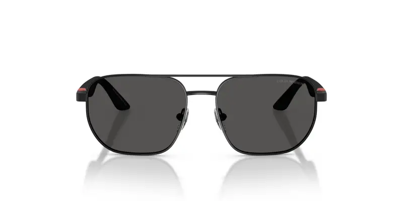 Bambino Emporio Armani EK2003 300187 Occhiali da sole Metallo Nero Grigio Squadrata Normale miniatura 3