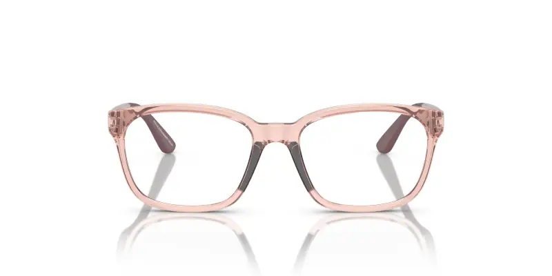 Bambino Emporio Armani EK3003 5544 Montature da vista Iniettato Rosa Trasparente Pillow Normale miniatura 3