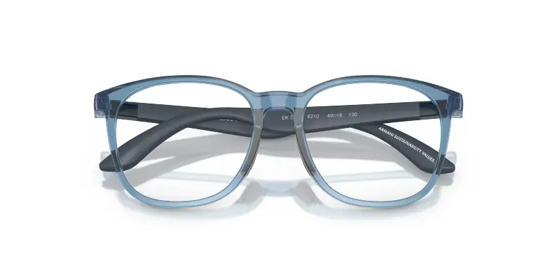 Bambino Emporio Armani EK3004 6210 Montature da vista Iniettato Blu Pantos Normale miniatura 2