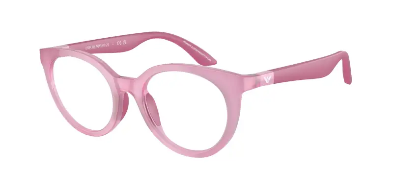 Bambino Emporio Armani EK3007 6133 Montature da vista Iniettato Rosa Pantos Normale
