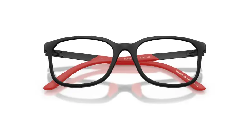 Bambino Emporio Armani EK3008U 5009 Montature da vista Iniettato Nero Pillow Normale miniatura 2