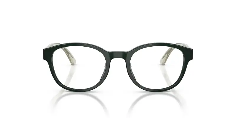 Bambino Emporio Armani EK3012U 6381 Montature da vista Acetato Verde Trasparente Pantos Normale miniatura 3