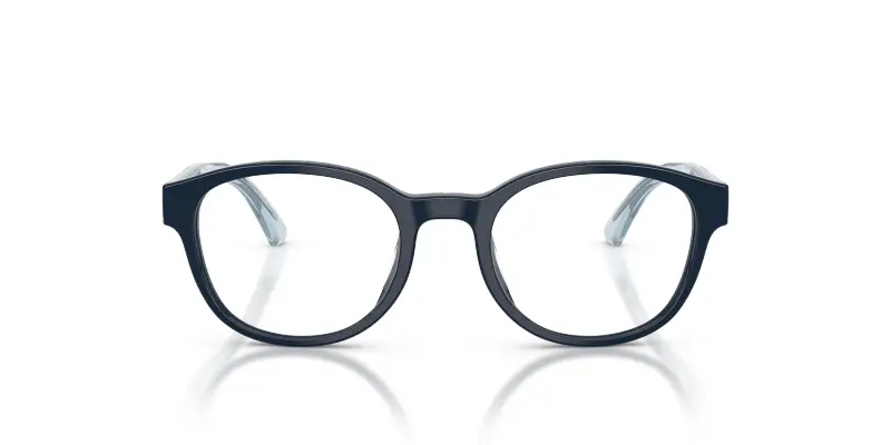 Bambino Emporio Armani EK3012U 6382 Montature da vista Acetato Blu Trasparente Pantos Normale miniatura 3