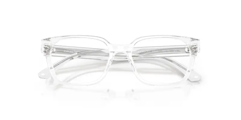 Bambino Emporio Armani EK3013U 6344 Montature da vista Acetato Trasparente Trasparente Squadrata Normale miniatura 2