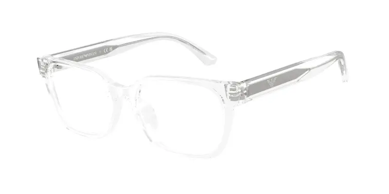 Bambino Emporio Armani EK3013U 6344 Montature da vista Acetato Trasparente Trasparente Squadrata Normale