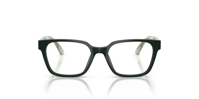 Bambino Emporio Armani EK3013U 6381 Montature da vista Acetato Verde Trasparente Squadrata Normale miniatura 3