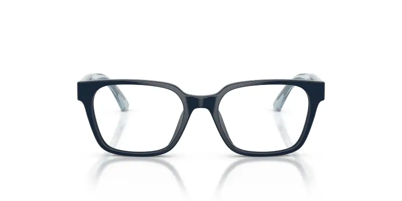 Bambino Emporio Armani EK3013U 6382 Montature da vista Acetato Blu Trasparente Squadrata Normale miniatura 3